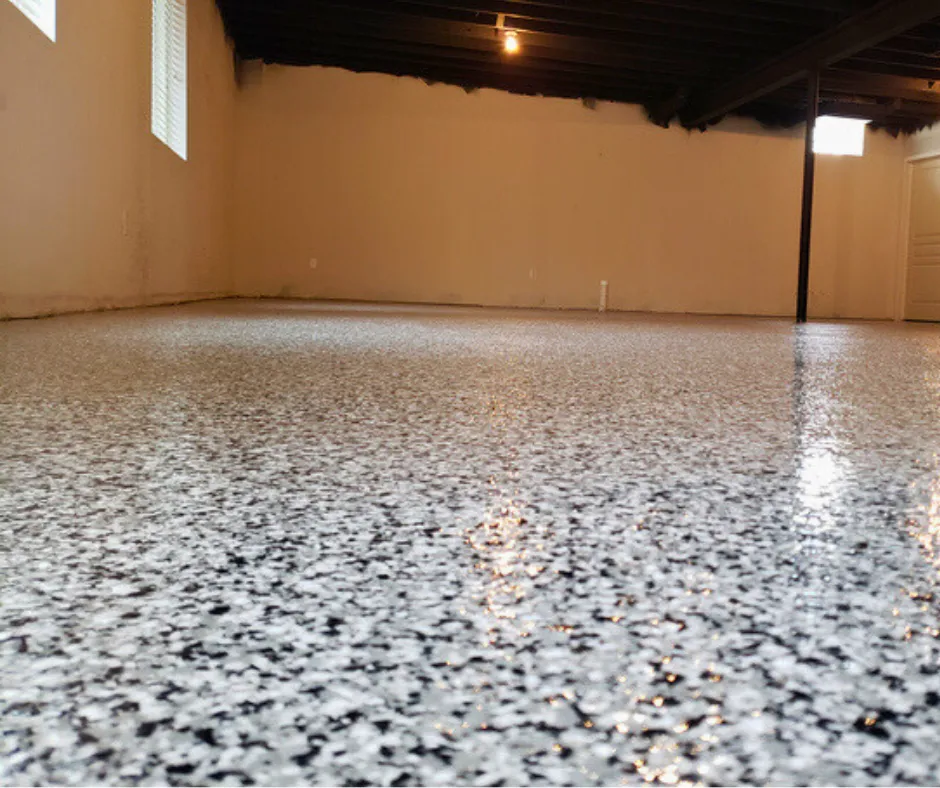 Winter Epoxy Basement Floors Rochester NY