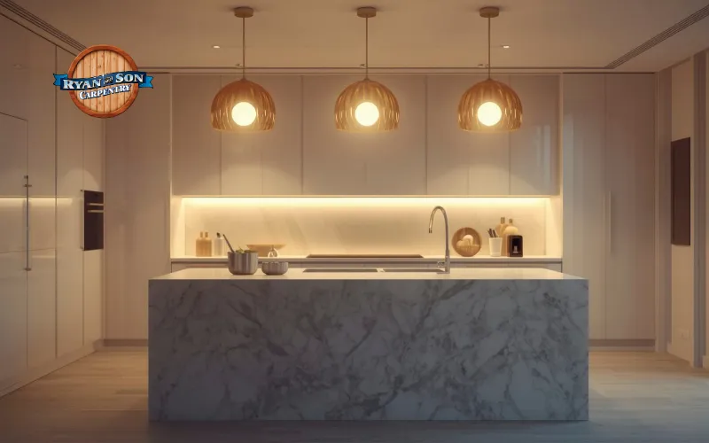 Custom made kitchen cabinets