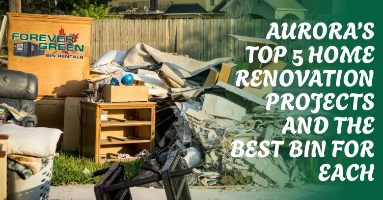 Aurora’s Top 5 Home Renovation Projects and the Best Bin for Each
