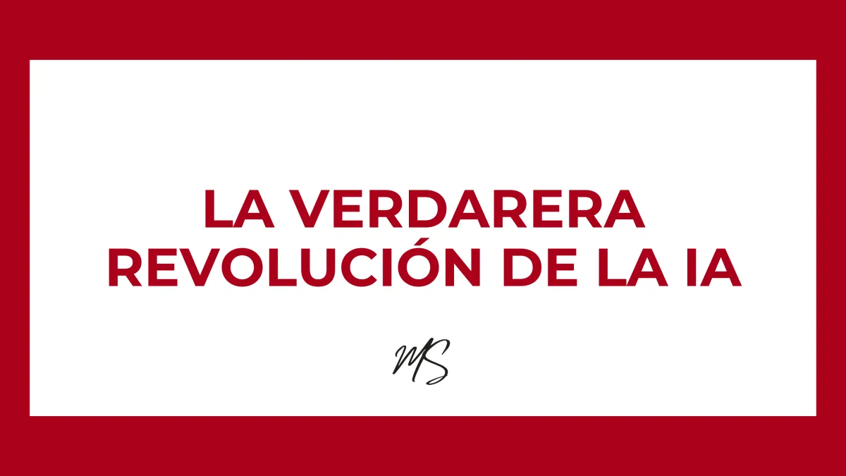 La verdadera revolución