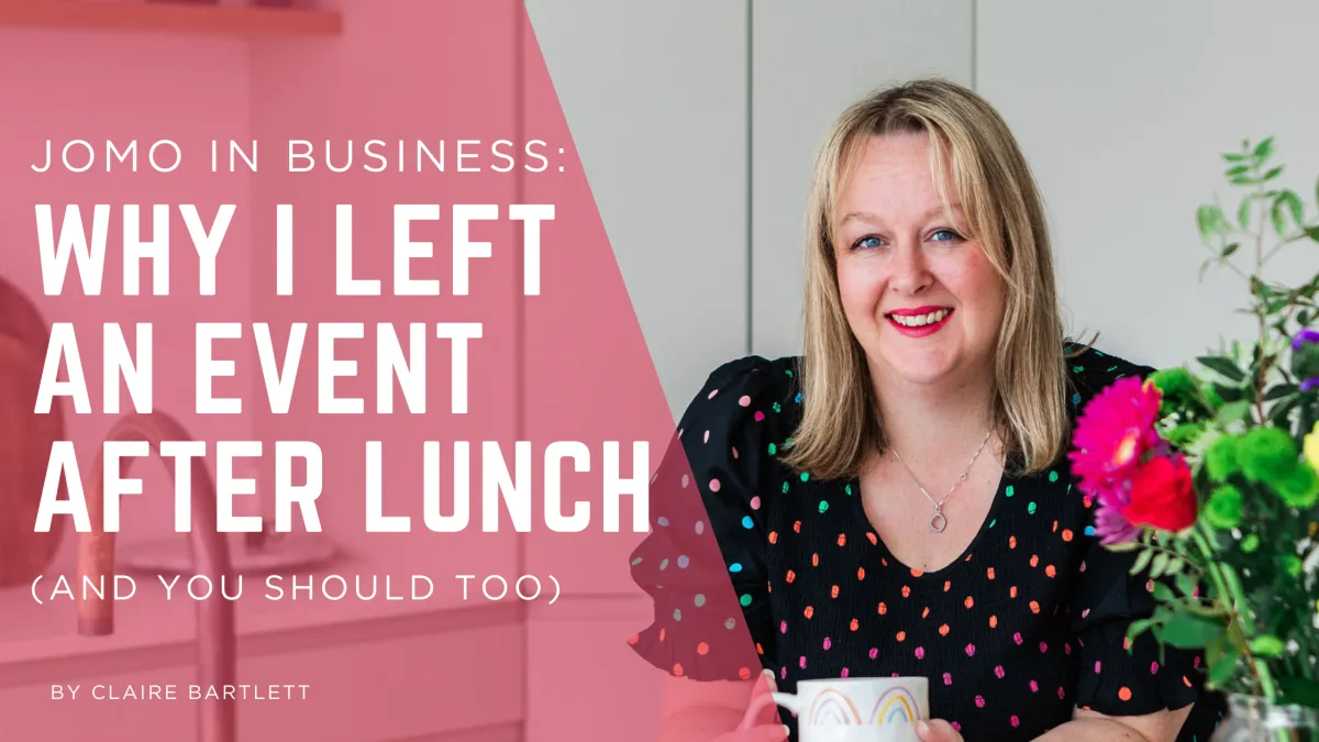 JOMO in Business: Why I Left a £400 Event After Lunch (And You Should Too)