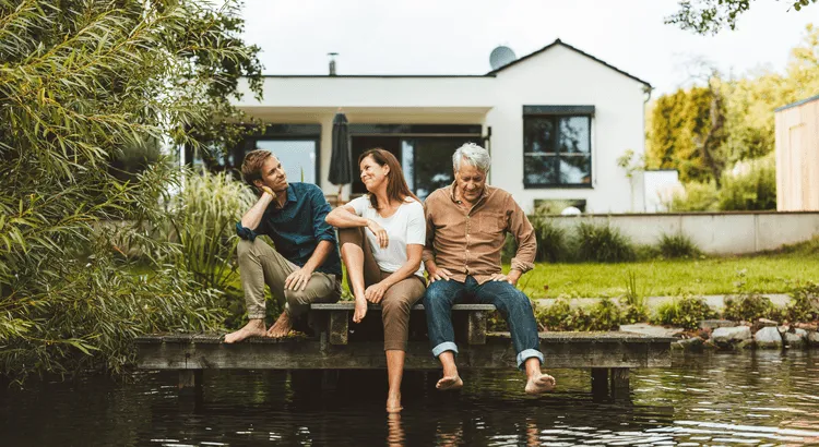 Chilling Family of 3