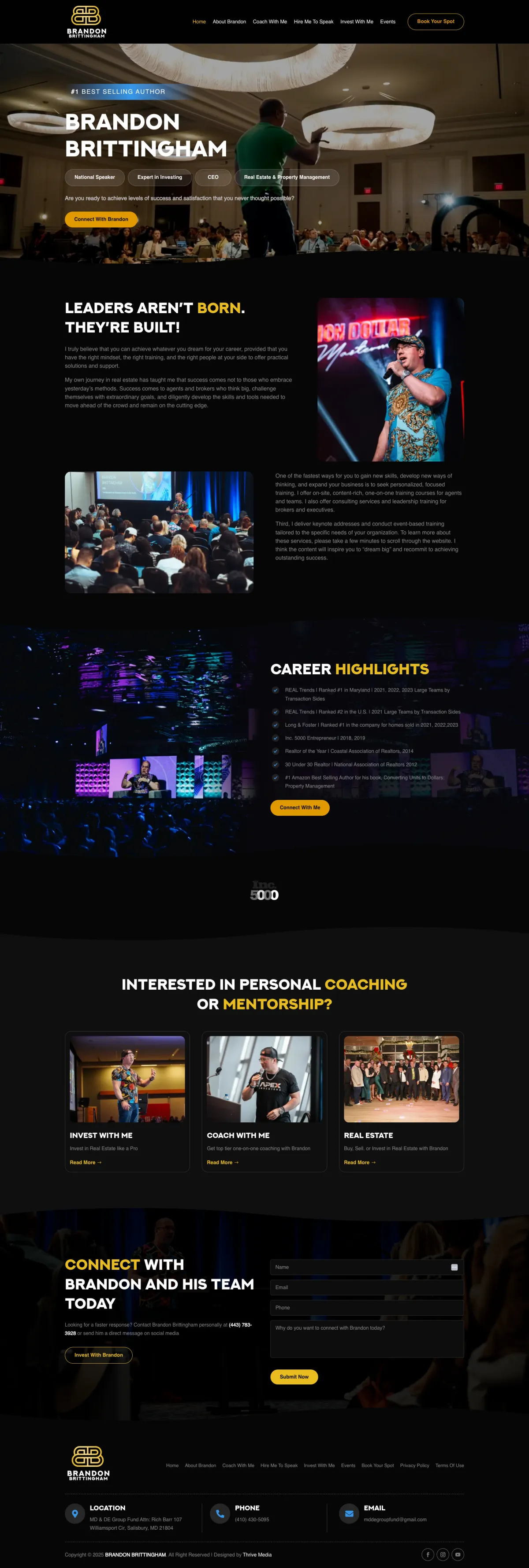 Developer personal website portfolio with clean UI
