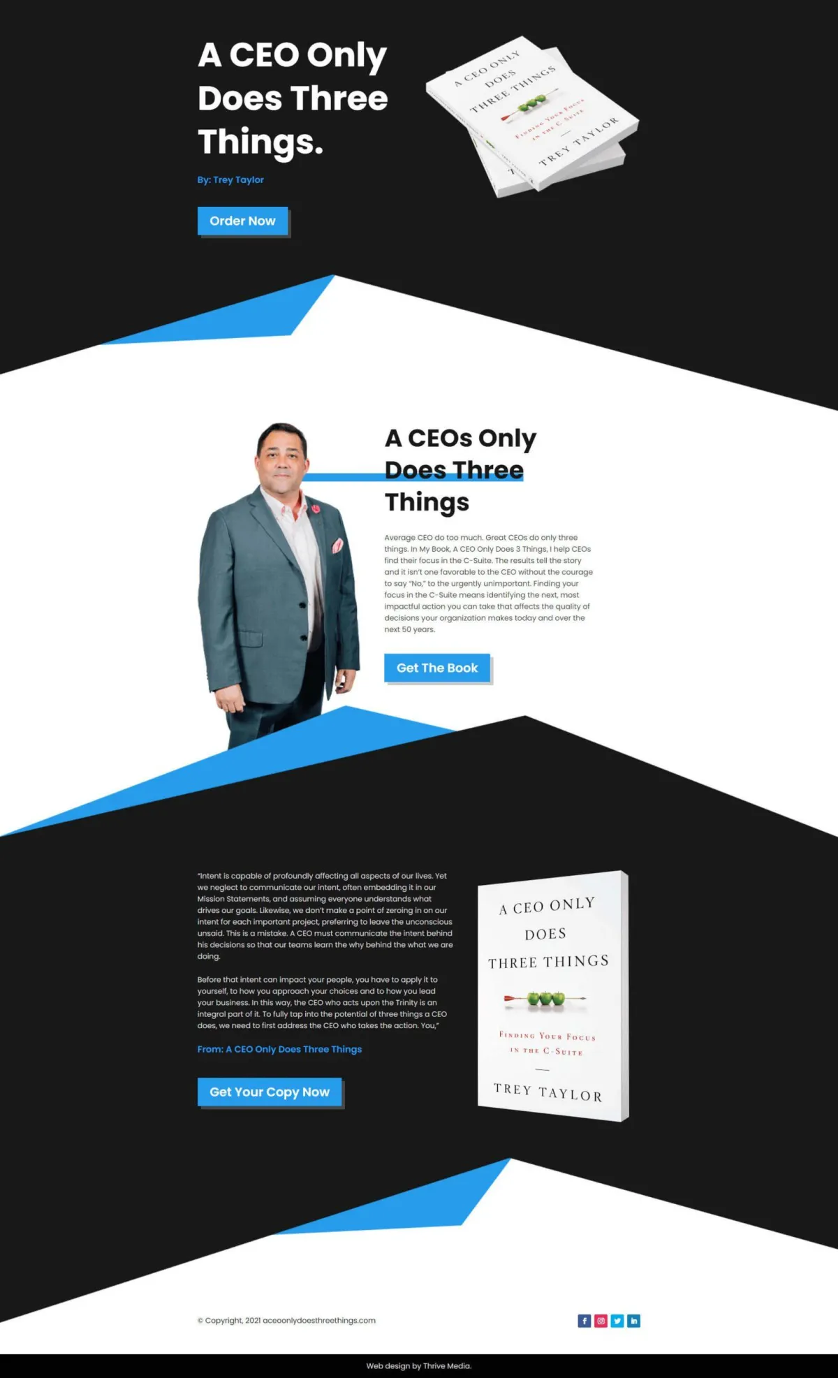 Website design Ventura business template preview