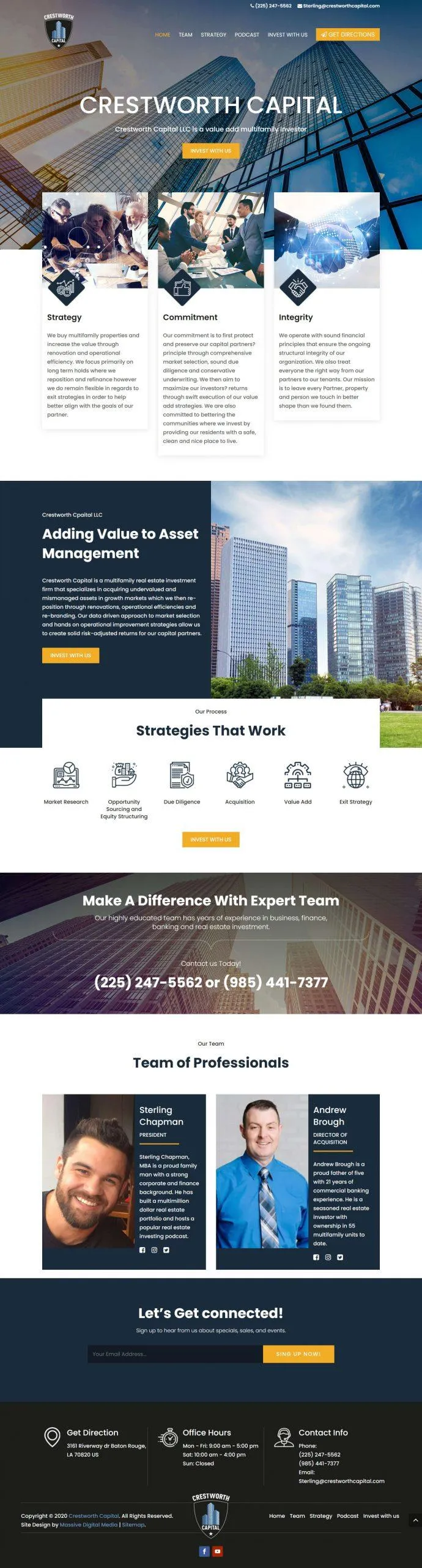 Thousand Oaks marketing agency business website showcase