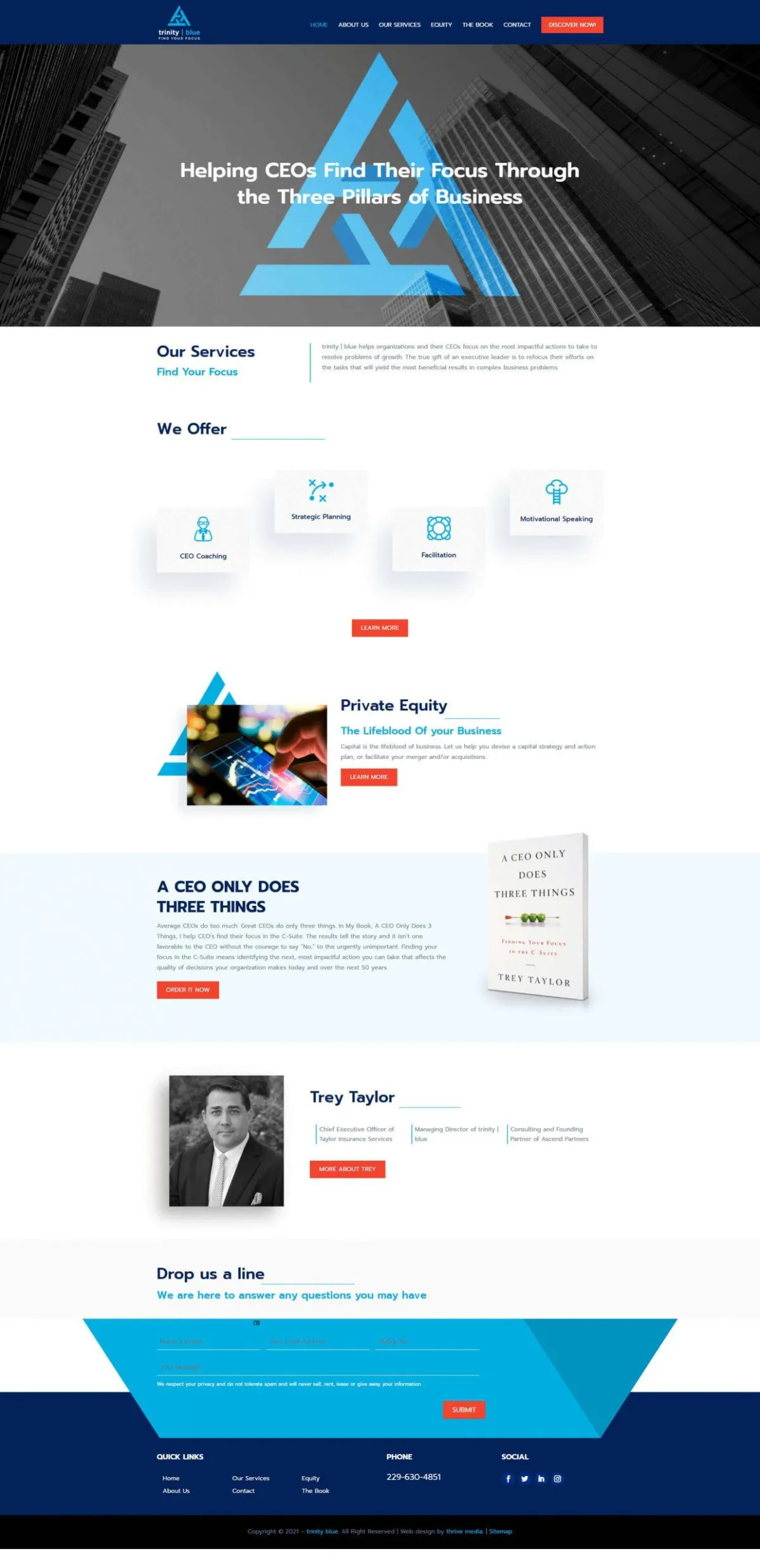Company business website portfolio with before-and-after redesigns