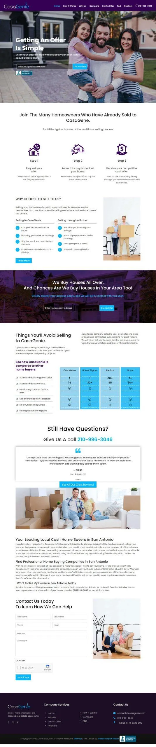 Realtor website portfolio displaying IDX-integrated designs