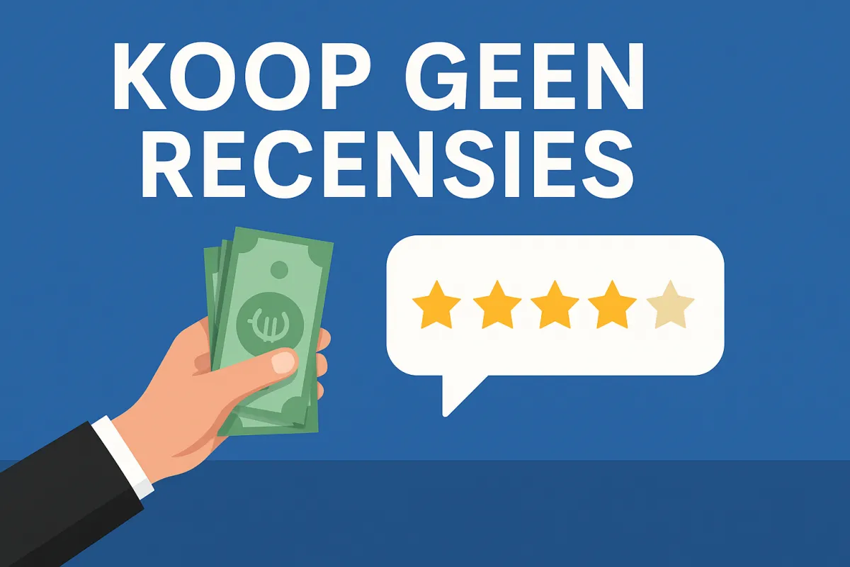 Koop geen recensies. waarom echte reviews beter werken voor je bedrijf