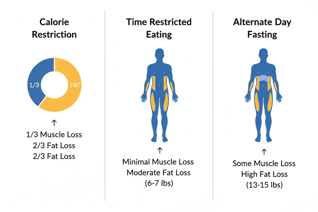 Fat Loss vs Muscle Loss: How Different Fasting Methods Compare