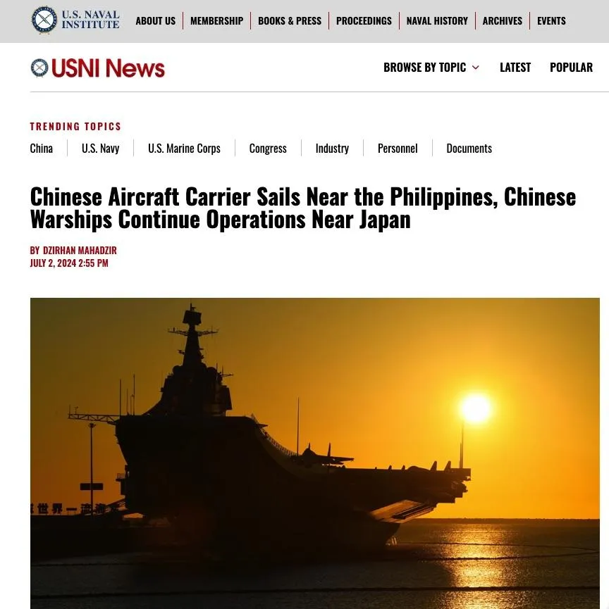 CCP Warships Maneuver Against US Allies