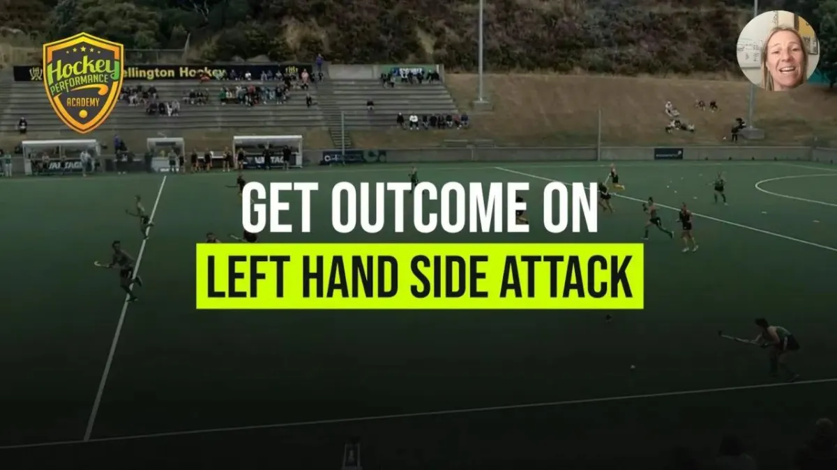 How to create effective left hand side attack ini field hockey