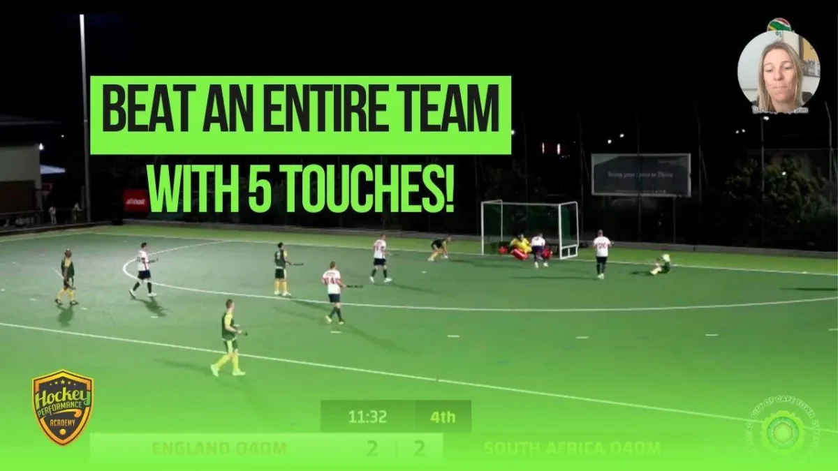 How to beat an entire team with 5 touches in field hockey
