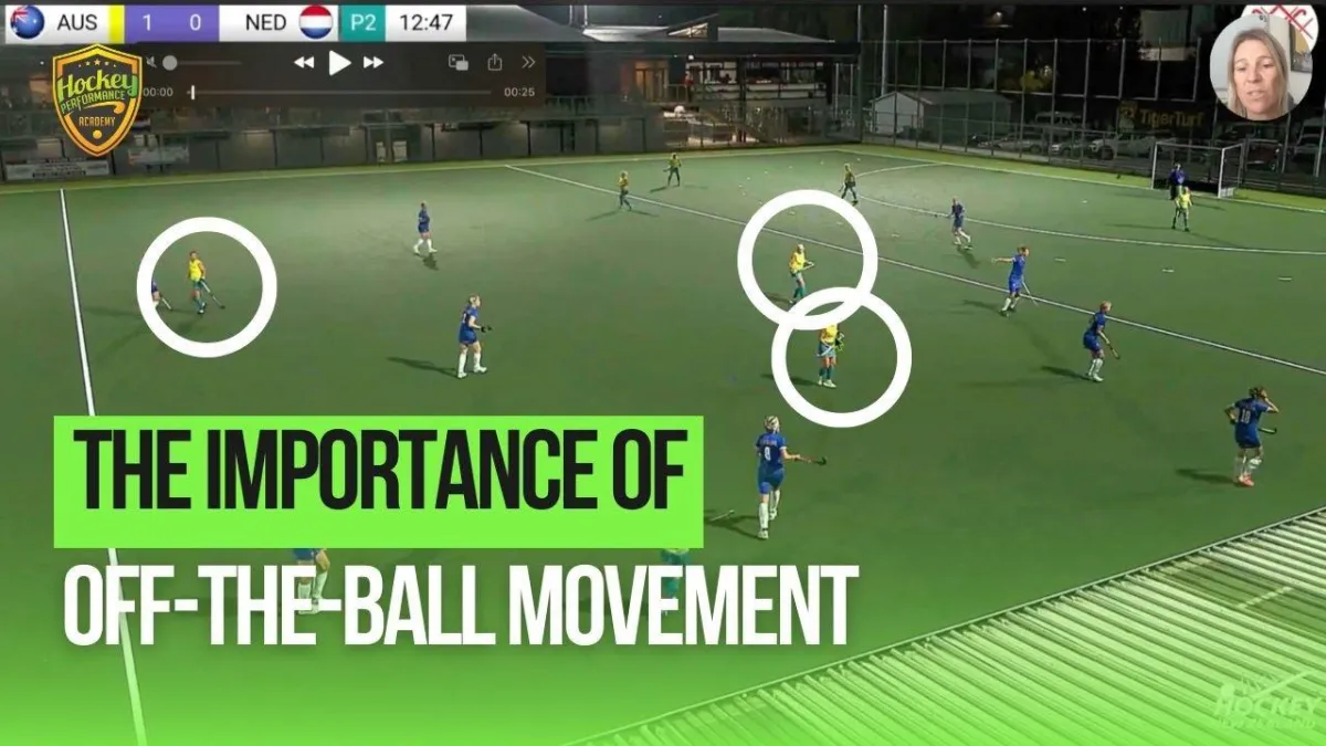 Off the ball movement in field hockey