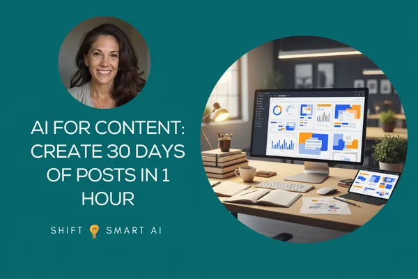 Turn 1 Hour of Content into 30 Days of Posts with AI