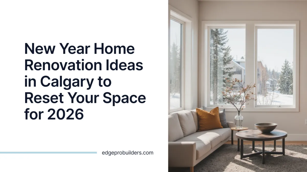 New Year Home Renovation Ideas in Calgary to Reset Your Space for 2026