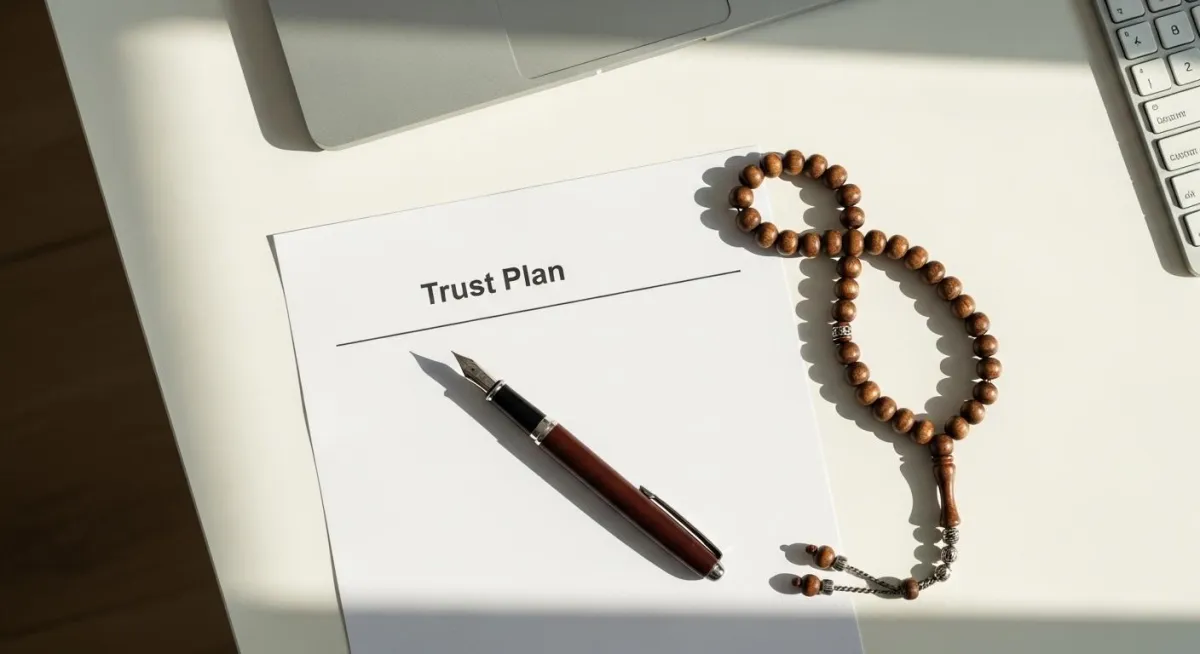 Islamic estate trust planning document