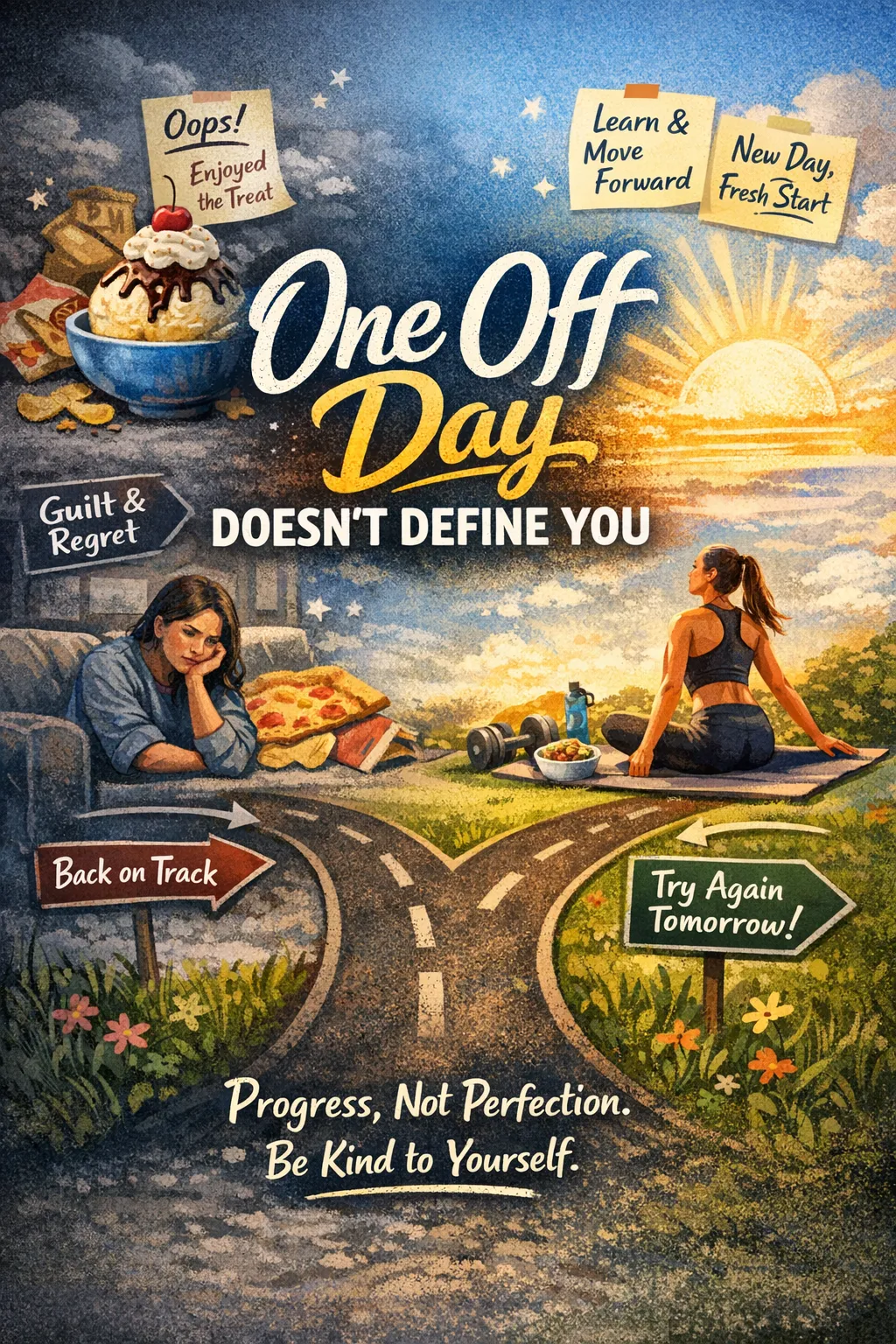 Giving Yourself a Break (Why One Off Days Don’t Define You)