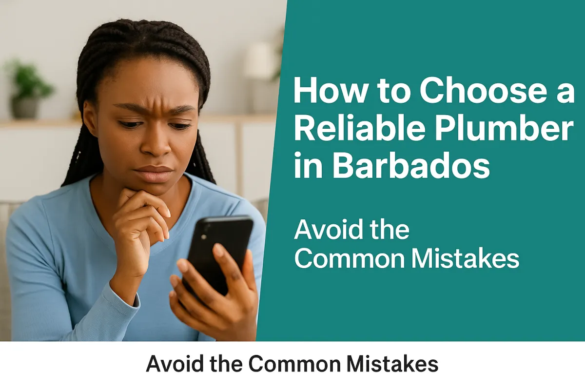 How to Choose a Reliable Plumber in Barbados (Avoid the Common Mistakes)