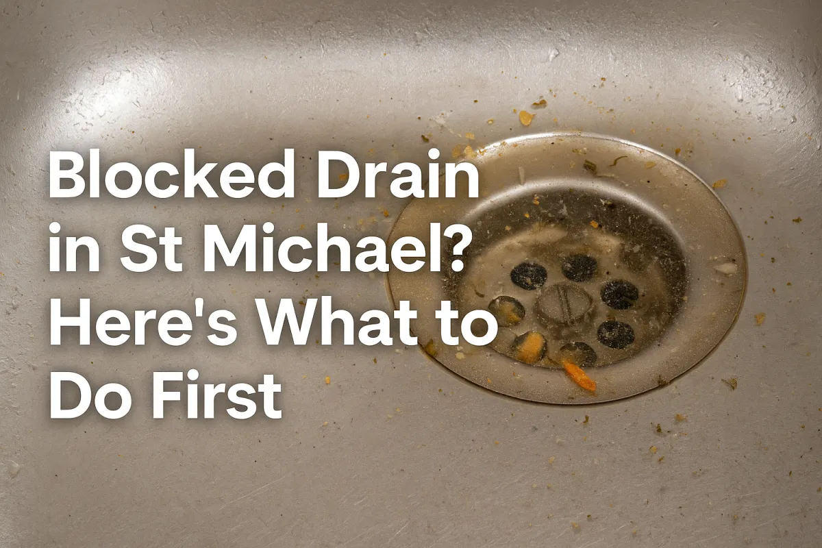 Blocked Drain in St Michael? Here’s What to Do First