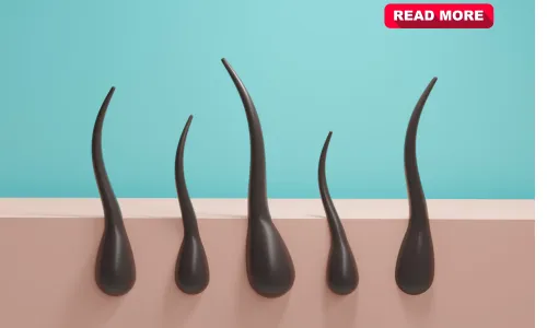 Hair growing fast due to rosemary oils