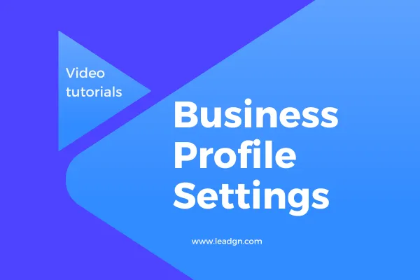 Business Profile Settings