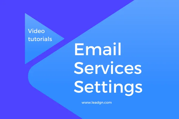Email Services Settings