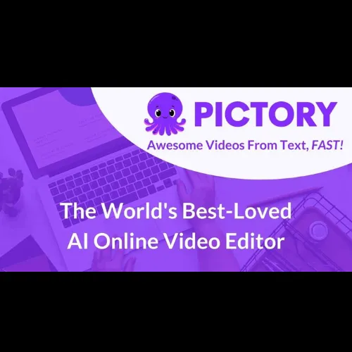 Pictory AI logo – text to video creation tool for faceless YouTube channels