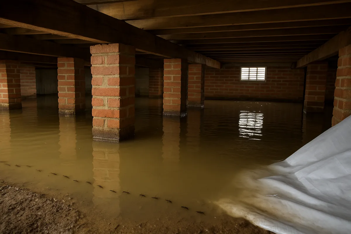 Why Crawl Space Flooding Happens (Even When It’s Not Raining)