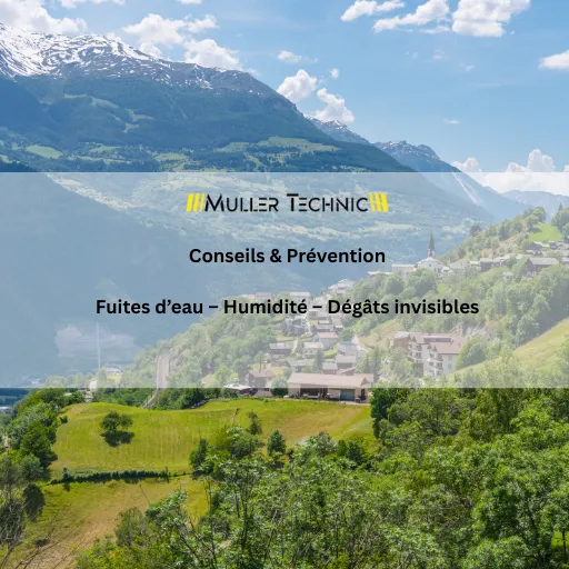 Assèchement technique après dégât des eaux en Valais – Müller Technic