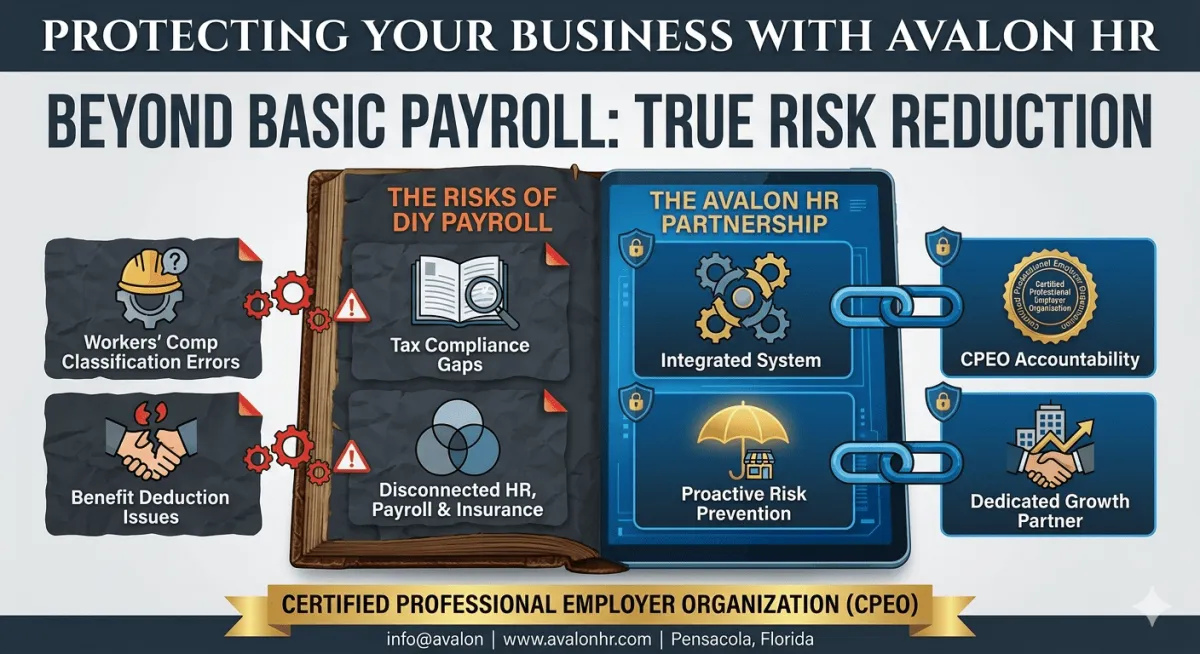 Why Avalon HR Is Safer: Protecting Your Business from the Risks of “DIY” Payroll