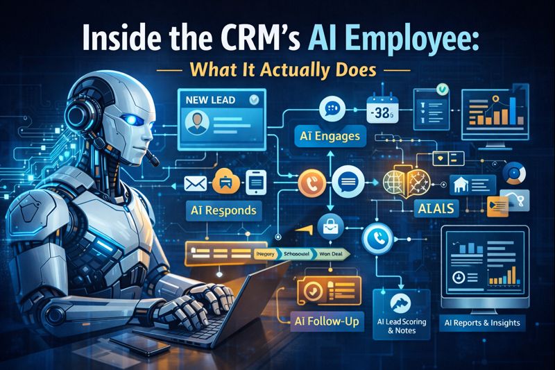Inside the CRM’s AI Employee: What It Actually Does, How It Works, and Why It Matters