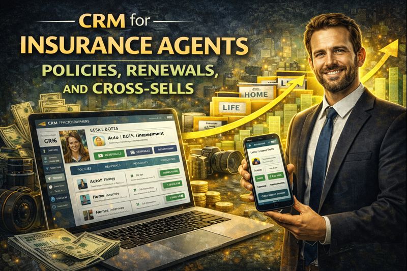 CRM for Insurance Agents: Policies, Renewals, and Cross-Sells