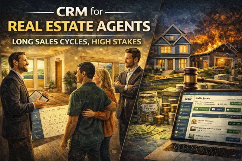 CRM for Real Estate Agents: Long Sales Cycles, High Stakes