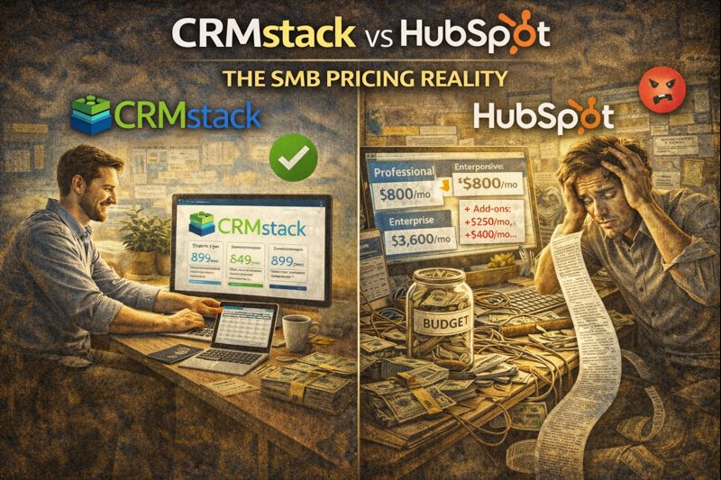 CRMstack vs HubSpot: The SMB Pricing Reality