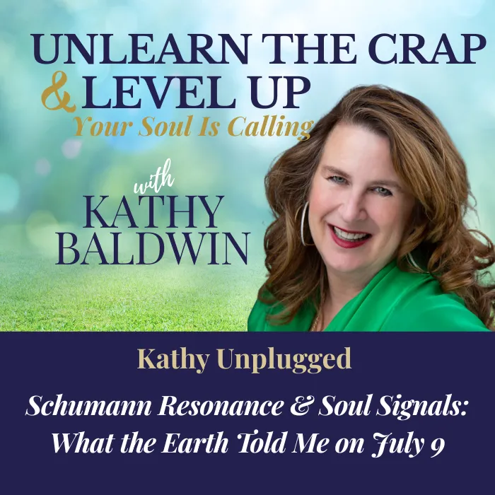 Kathy Baldwin podcast episode on reclaiming voice after Schumann Resonance spike