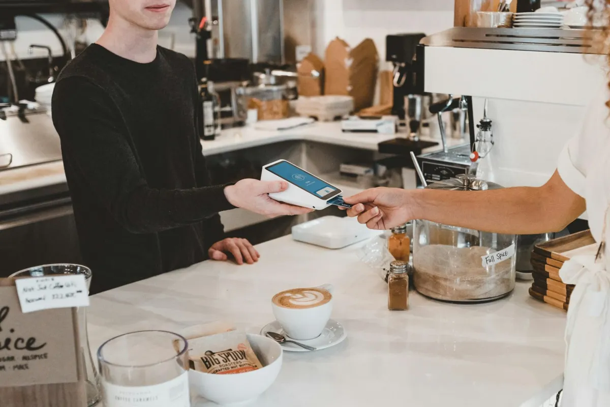 One person paying