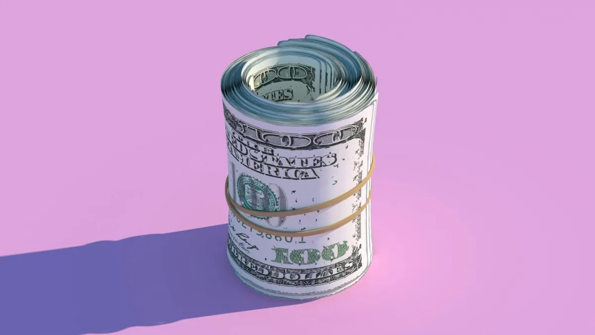 A rolled money