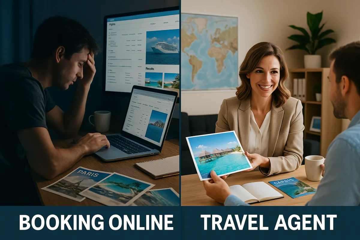 What’s Better: Using a Travel Agent or Booking Online?