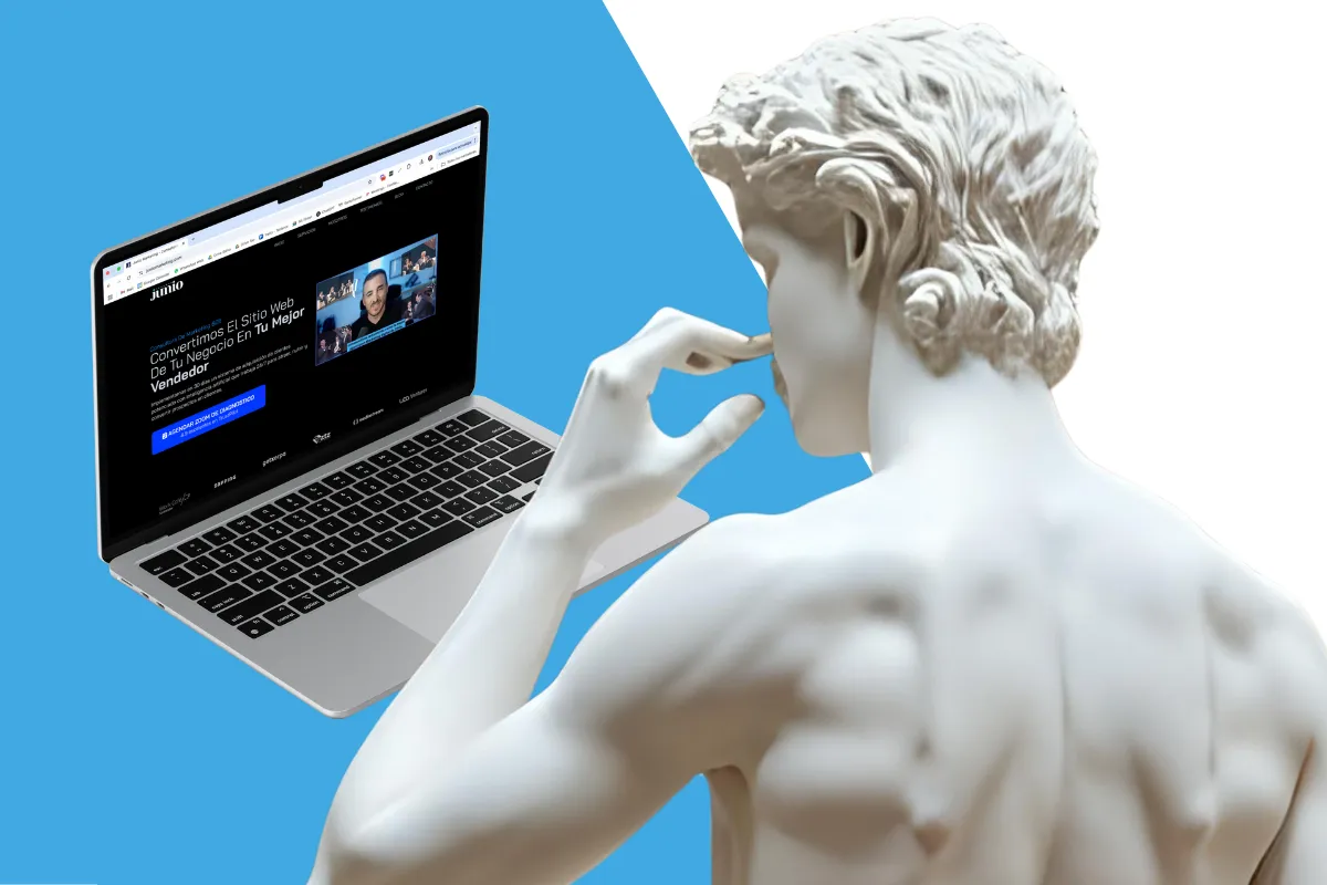cómo escribir hero section en un sitio web