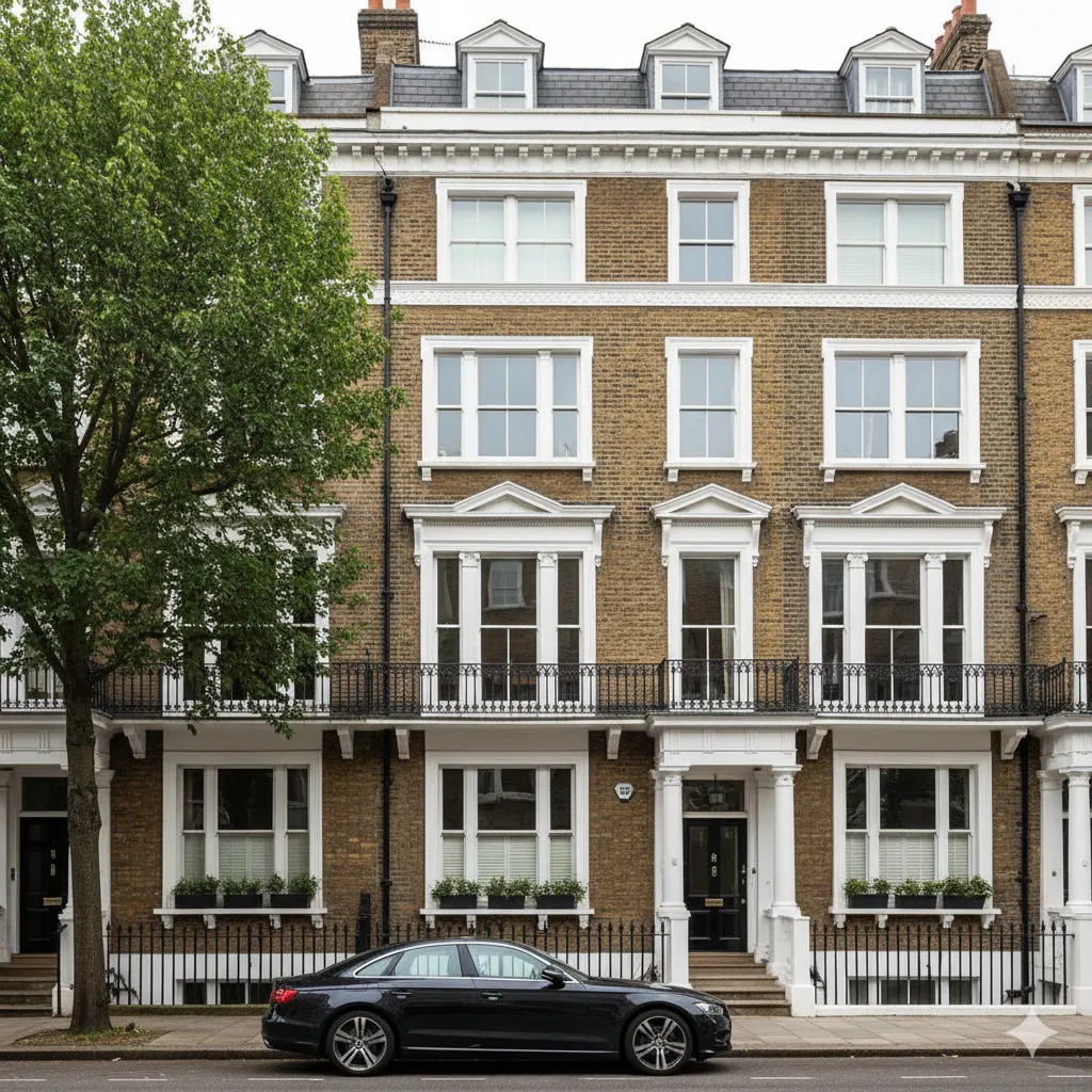 Six-storey townhouse on Portland Road, Notting Hill W11