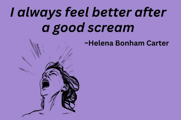 Image of a Woman Screaming
