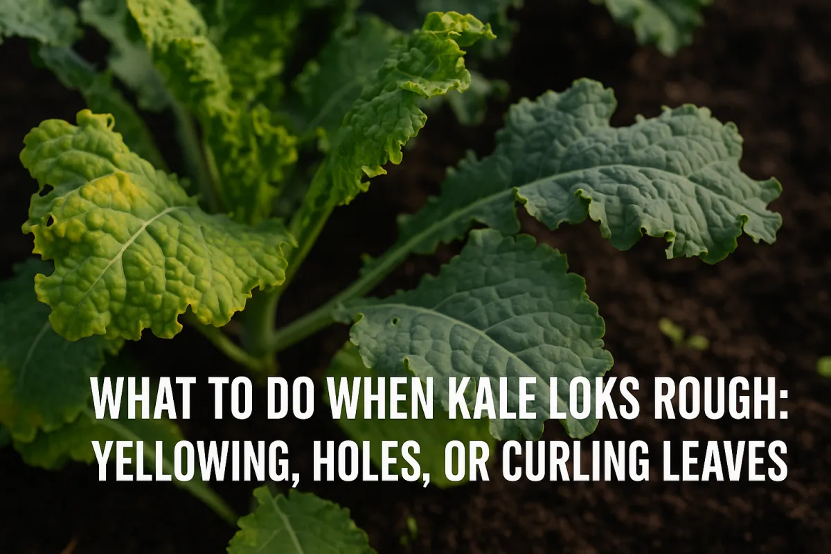 What to Do When Kale Looks Rough: Yellowing, Holes, or Curling Leaves