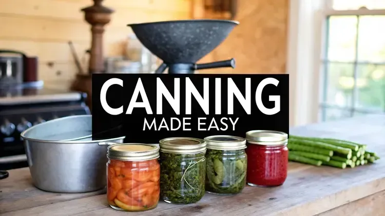 Canning Vegetables for Beginners: Easy Preserving Tips
