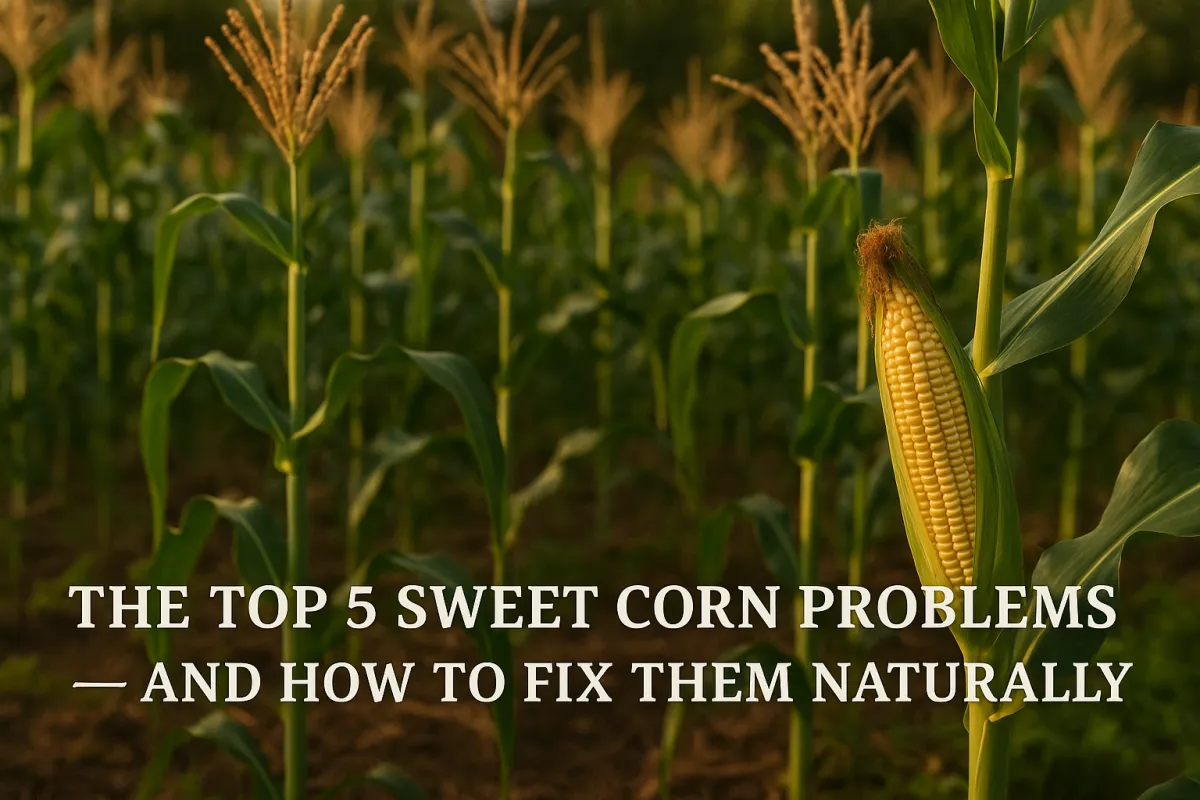 The Top 5 Sweet Corn Problems — and How to Fix Them Naturally