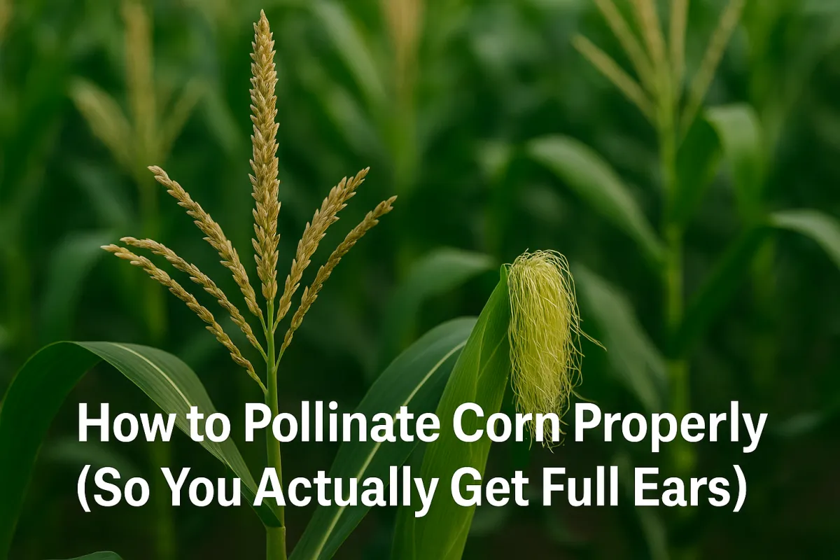 How to Pollinate Corn Properly (So You Actually Get Full Ears)
