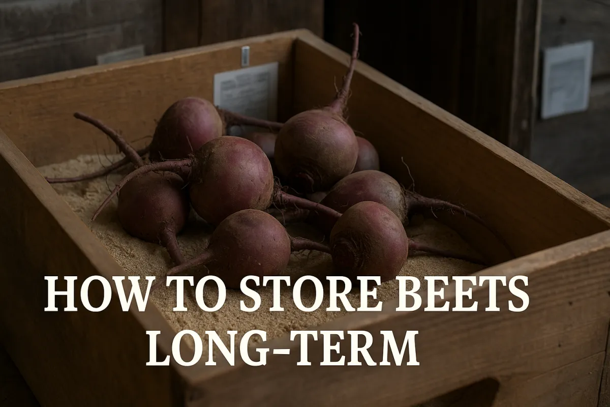 How to Store Beets Long-Term (With or Without a Root Cellar)
