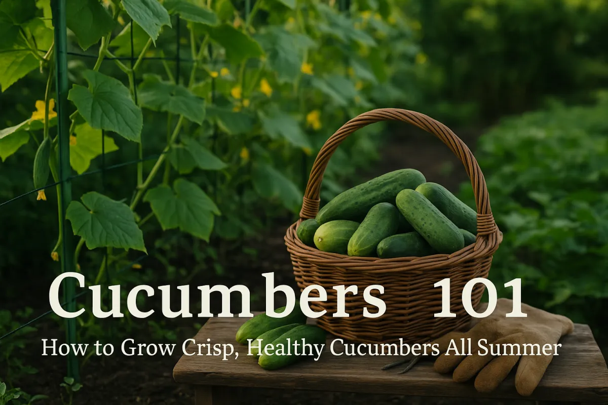 Cucumbers 101: How to Grow Crisp, Healthy Cucumbers All Summer