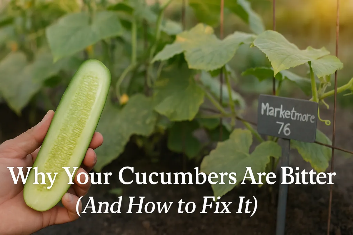 Why Your Cucumbers Are Bitter (And How to Fix It)