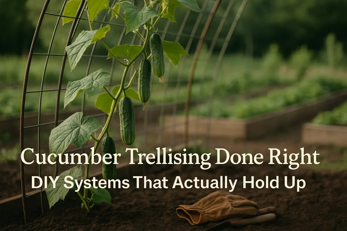 Cucumber Trellising Done Right: DIY Systems That Actually Hold Up