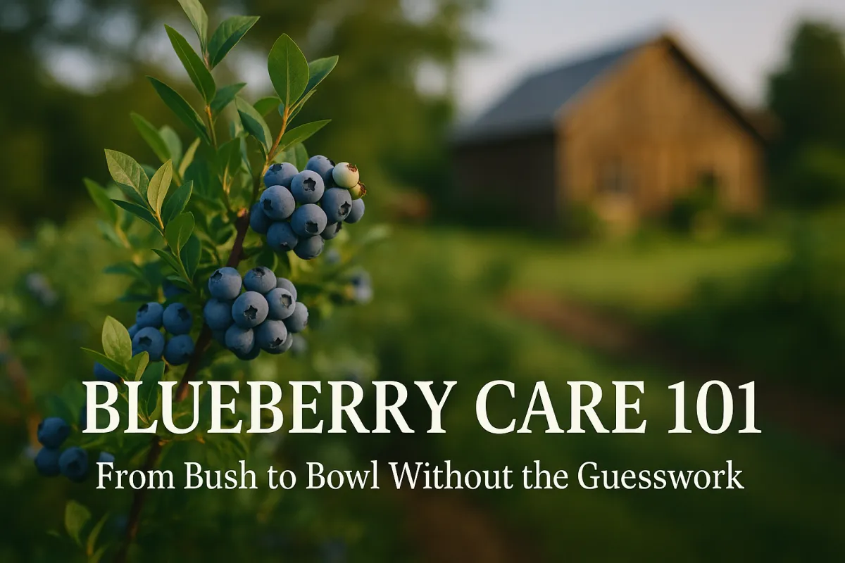 Blueberry Care 101: From Bush to Bowl Without the Guesswork
